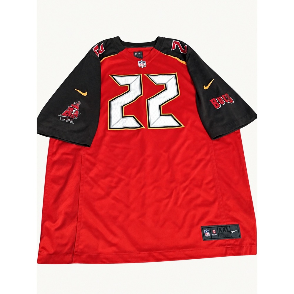 Nike NFL Tampa Bay Buccaneers Doug Martin 22 Jersey Mens XXL Red Black